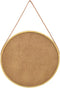 Wandspiegel met band Ø 35 cm goudkleurig