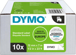 DYMO D1 - Labeltape - 10 rollen - Geschikt voor LabelManager (10 stuks)