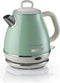 Ariete 2868 - Vintage waterkoker - 1630W 1L - Groen met crème