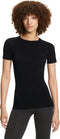 FALKE Wool-Tech Light - Functioneel shirt korte mouwen - Geurneutraliserend - Zwart (maat S)