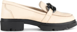 PS Poelman SOPHIE - Dames Loafers - Chunky met ketting - Crème - Maat 40