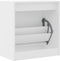 Schoenenkast 60x34x63,5 cm bewerkt hout wit