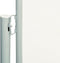 vidaXL - Tuinscherm - uittrekbaar - 117x300 - cm - crème