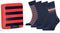 Tommy Hilfiger 4P TIN GIFTBOX STRIPE - Sokken - Effen - Navy