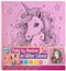 Schilderen op Nummer Glitter Canvas, 9dlg.