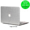 Lunso Geschikt voor MacBook Pro 13 inch (2012-2015) cover hoes - case - glitter zilver