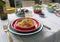 CABANAZ - bord, keramiek, SMALL PLATE, doorsnede 15.6 cm, roze