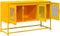 vidaXL - Tv-meubel - 100,5x39x60,5 - cm - koudgewalst - staal - mosterdgeel