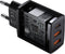Baseus Compact - Oplader - 3 poorten 30W PD3.0 QC3.0 - Zwart