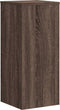 vidaXL - Plantenstandaards - 2 - st - 30x30x70 - cm - bewerkt - hout - bruin - eiken