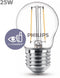 Philips LED Classic - Kaarslamp 25W E27 - Energiezuinig - Warm wit licht