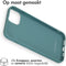 iMoshion Hoesje Geschikt voor iPhone 14 Plus Hoesje Siliconen - iMoshion Color Backcover - Donkergroen