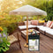 Pro Garden - Afdekhoes parasol - 175 x 28 x 50 cm - Donkergroen