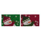 Deurmat DKD Home Decor Kerstmis PVC Kokosvezel (60 x 40 x 1,5 cm) (2 Stuks)