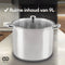 Infinity Goods Soeppan - 9L - Glazen Deksel - RVS - Inductie en Gas - Vaatwasserbestendig - 24 CM