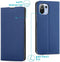 iMoshion Hoesje Geschikt voor Xiaomi 11 Lite 5G NE / Mi 11 Lite (5G) / Mi 11 Lite (4G) Hoesje Met Pasjeshouder - iMoshion Slim Folio Bookcase - Donkerblauw
