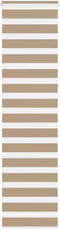 vidaXL - Zebra - Blind - 55x230 - cm - stofbreedte - 50,9 - cm - polyester - zandbruin