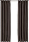 Larson - Luxe effen blackout gordijn - met haken - 1.5m x 2.5m - Chocoladebruin