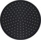vidaXL - Regendouchekop - rond - 30 - cm - roestvrij - staal - zwart