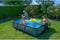 EXIT Stone Frame Zwembad 300x200x65cm - Opzetzwembad - Filterpomp - Grijs