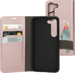 Mobiparts Classic Wallet Case - Samsung Galaxy S23 - Ruimte voor pasjes - Roze (2023)