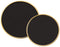 SVJ Salontafel Rond - 49x49x37 cm - Metaal - Blauw/Goud - Set van 2