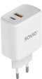Savio LA-06 - Oplader - USB Type A & C - Power Delivery 3.0 - Wit