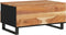 vidaXL - Salontafel - 80x54x40 - cm - massief - acaciahout - en - bewerkt - hout