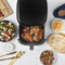 Russell Hobbs Satisfry 8.3L Airfryer - Heteluchtfriteuse - 9 kookfuncties - Zwart met champagne accenten