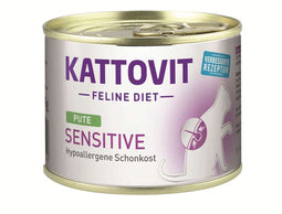 Kattovit - Feline Dieet Sensitive 12x185g - Kalkoen