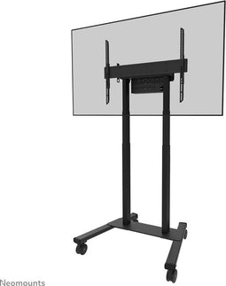 Neomounts FL55-875BL1 - Vloerstandaard - Mobiele trolley voor displays tot 100" - Zwart