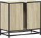 vidaXL - Wastafelkast - 65x33x60 - cm - bewerkt - hout - sonoma - eikenkleurig