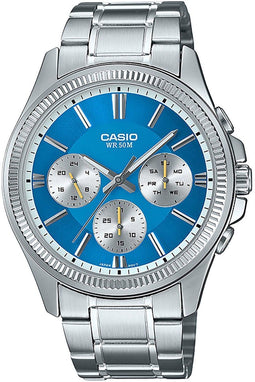 Casio MTP-1375PD-2A2VEF - Dames Horloge - Timeless Collection - Blauw
