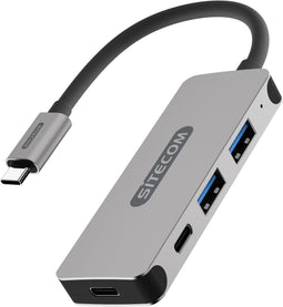 Sitecom CN-384 - USB-C Hub 4-poorts - 2x USB-A 3.2 en 2x USB-C 3.2 - Zwart
