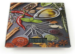 Nedis Keukenweegschaal - Digitaal - Glas / Kunststof - Multicolour