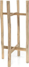 De Charcoal Hoge Plantenbak - Zwart Natural - L