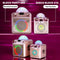 N-GEAR Block Party 602 XL - Karaoke set - 2 Microfoons - Bluetooth speaker met verlichting - Space Pink (2 stuks)