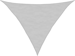 vidaXL - Zonnezeil - 3,5x3,5x4,9 - m - 100% - polyester - oxford - lichtgrijs