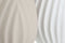 Vaas Home ESPRIT Wit Beige Keramiek Traditionele stijl 24 x 24 x 41 cm (2 Stuks)