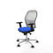 Piqueras y Crespo 2D086G0 - Bureaustoel - Verstelbare hoogte met armleuning - Blauw