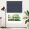 vidaXL - Rolgordijn - verduisterend - 145x230 - cm - stofbreedte - 141,6 - cm - blauw