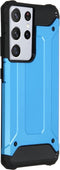 iMoshion Hoesje Geschikt voor Samsung Galaxy S21 Ultra Hoesje - iMoshion Rugged Xtreme Backcover - Lichtblauw