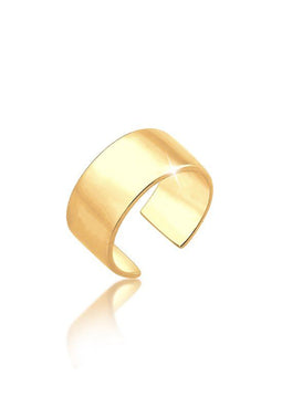 Elli Earcuff Single without Stone - Enkele Oorklem 925 Sterling Zilver - Trendy Basis Sieraad