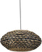 Light & Living Tripoli Hanglamp - Rotan Naturel/Zwart - Ø60x29,5cm