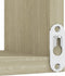 vidaXL - Hoekwandschapen - 2 - st - 40x40x50 - cm - bewerkt - hout - sonoma - eikenkleur