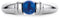 TI SENTO Ring 12152BL - Zilveren dames ring - Lapis stijl steen - Blauw
