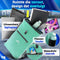Nextcover 3in1 Fietstas - Waterdichte Rugzak Schoudertas 25L - PVC vrij Mint