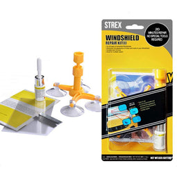 Strex Autoruit Reparatie Set - Zelf Repareren - Barsten en Sterretjes - Universeel