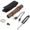 AceBeam T35 LED flashlight with up to 1,600 lumens, 352 meter beam range, 5,000K, brown