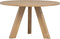 WOOOD Rhonda Eettafel - Rond - Eiken - Naturel - Ø129 cm